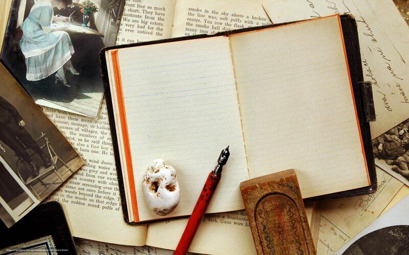 vintage writing supplies