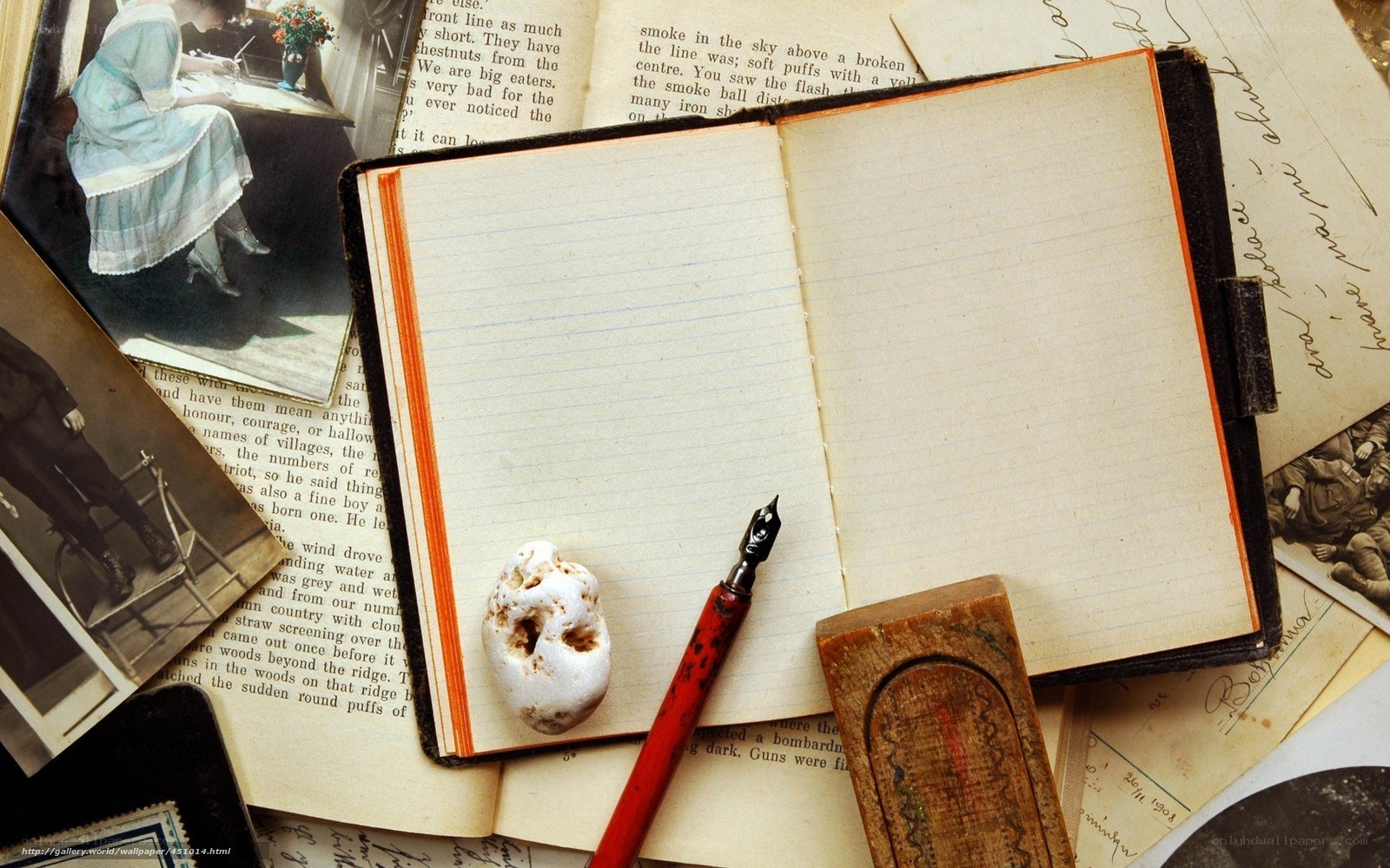 vintage writing supplies