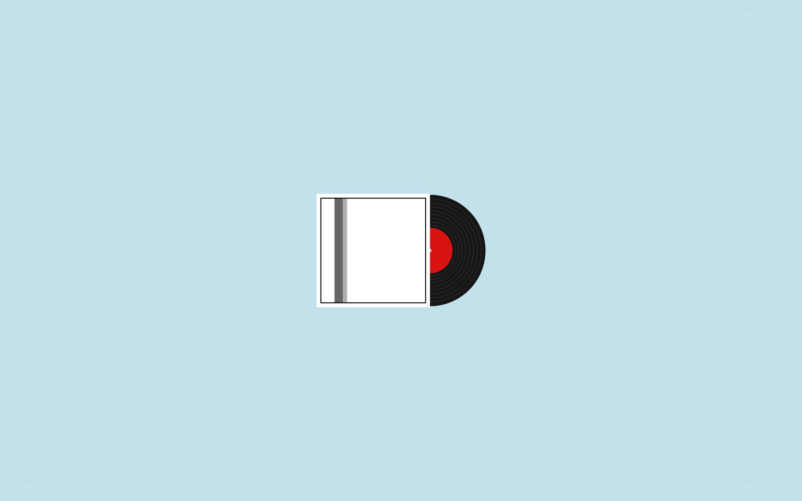 vinyl record in sleeve