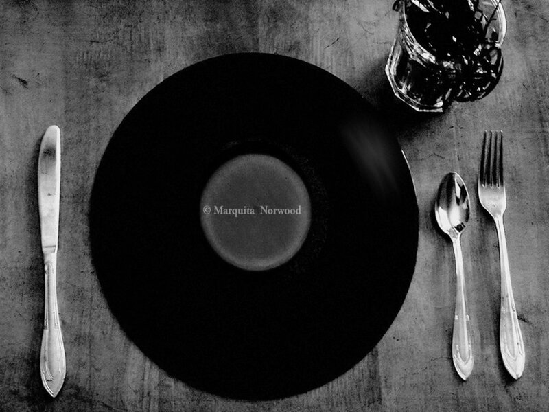 Vinyl Record on Table