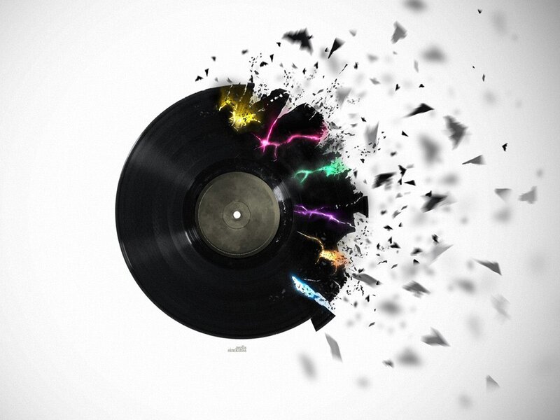 vinyl record shattering