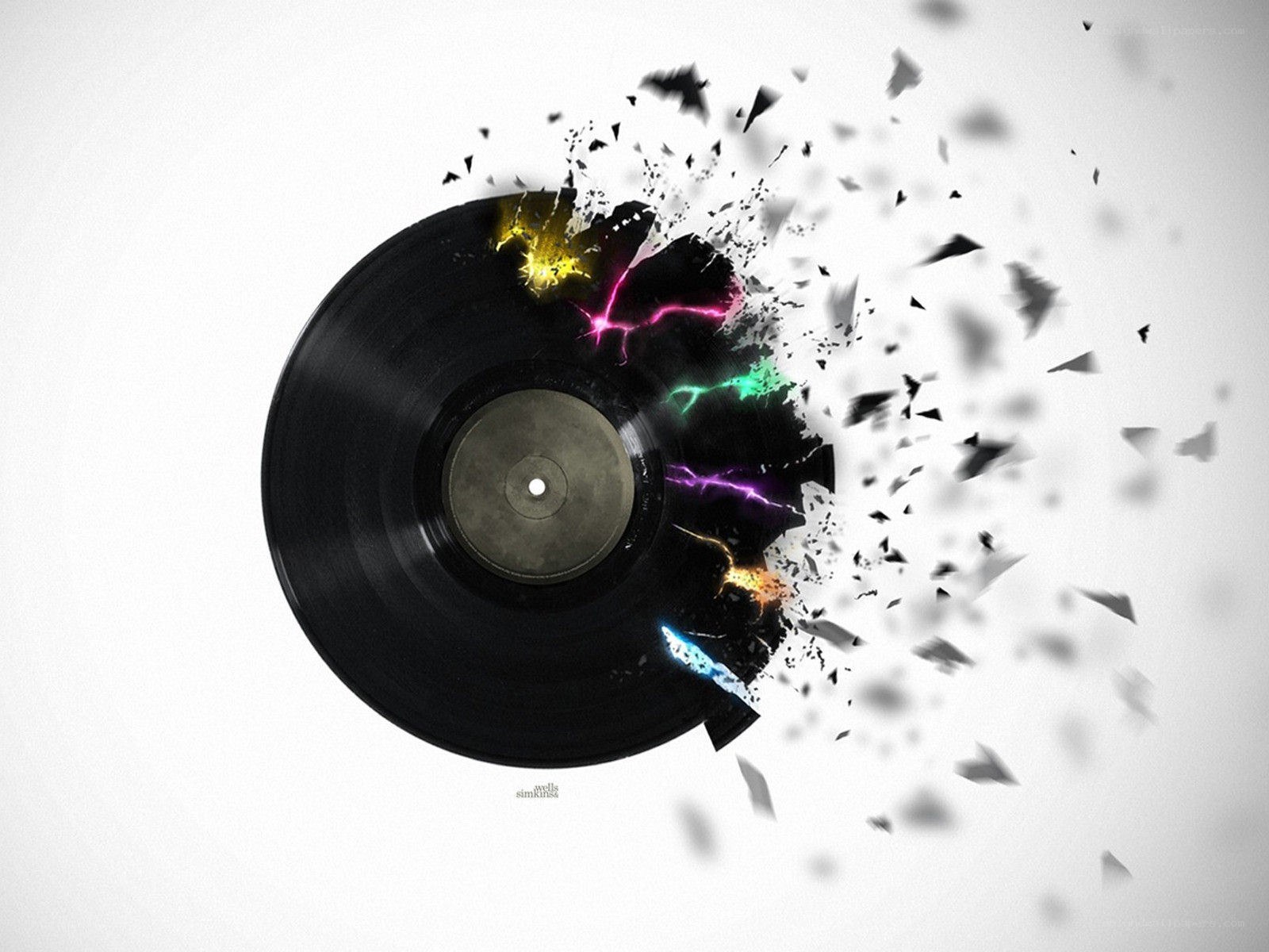 vinyl record shattering
