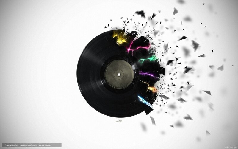 Vinyl record shattering