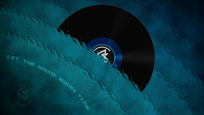 Vinyl Record Underwater