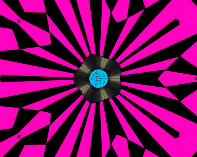 Vinyl Record with Mandala