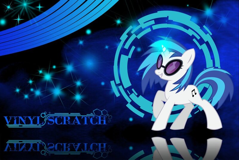 Vinyl Scratch character art