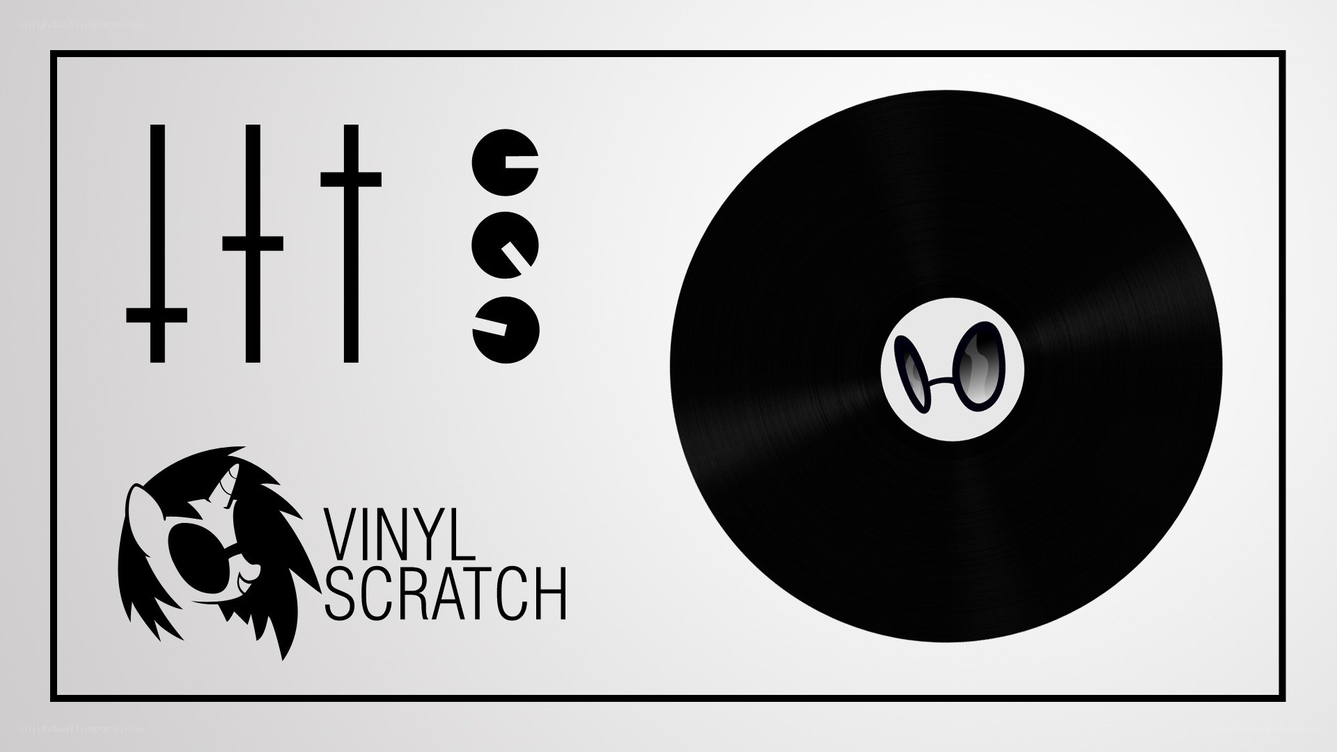 Vinyl Scratch logo design