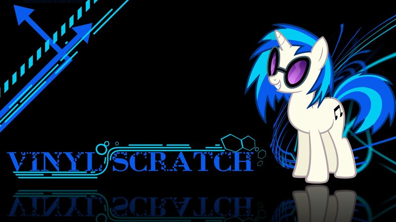 Vinyl Scratch pony art