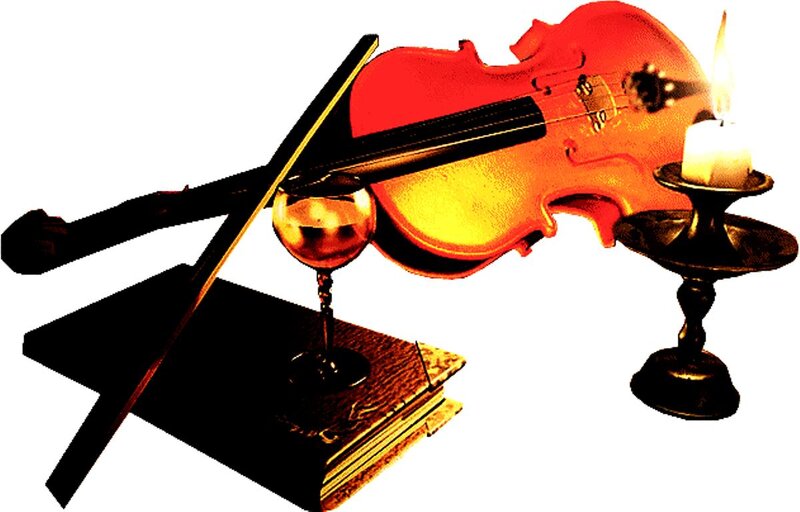 Violin and Candle