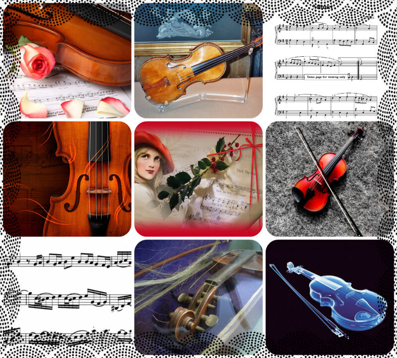 Violin Collage