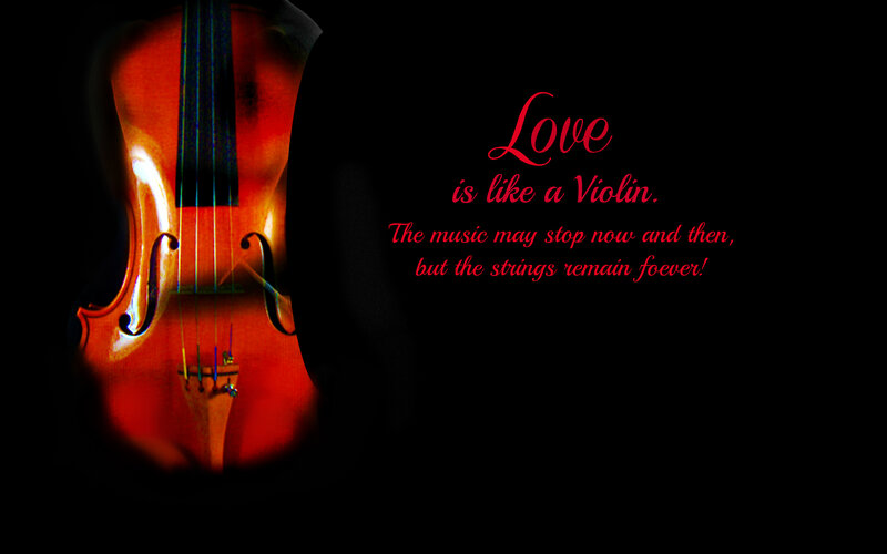 Violin in Darkness