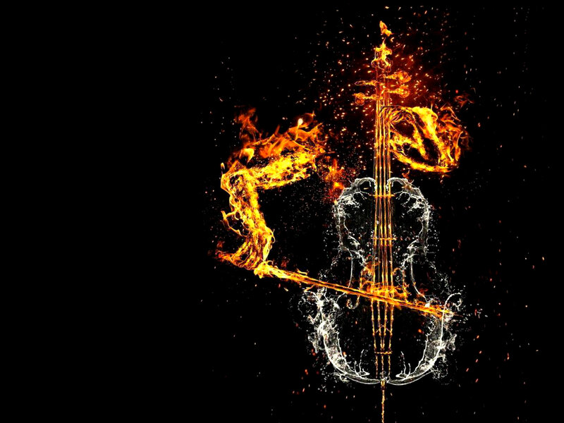 Violin in Flames