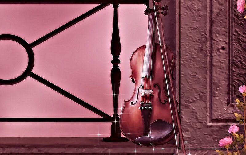 Violin on a Stand