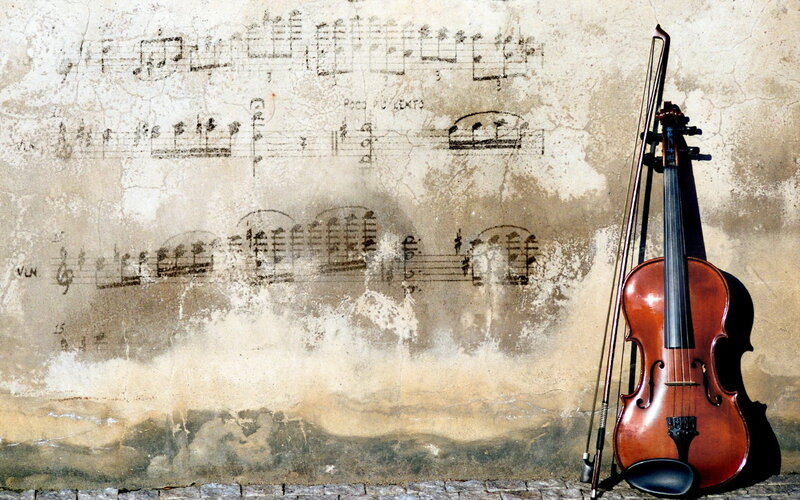 Violin on Wall