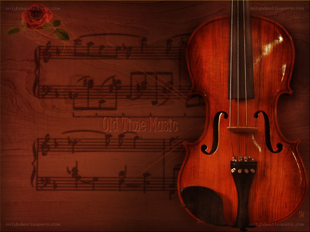 Violin with sheet music