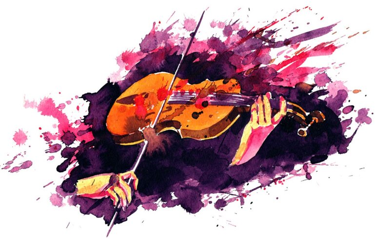 Violinist Playing Violin