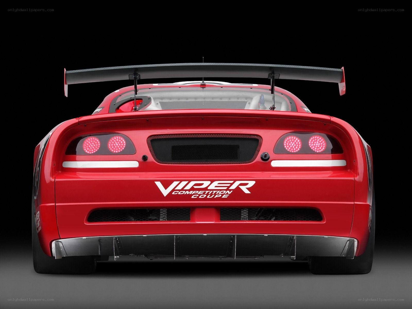 Viper Competition Coupe rear view