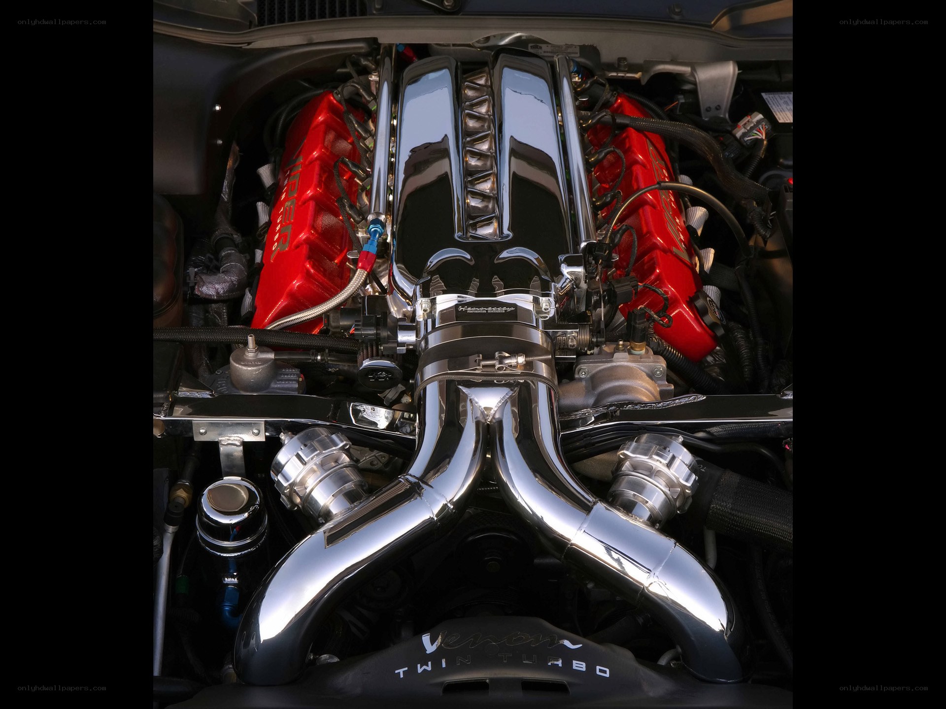 Viper engine bay close-up