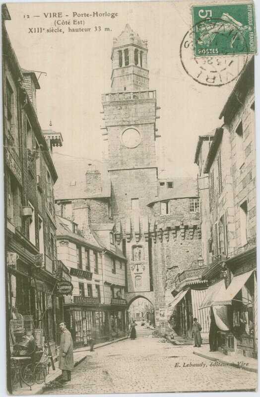 Vire Clock Tower Postcard