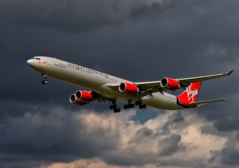 Virgin Atlantic Airplane — Gray