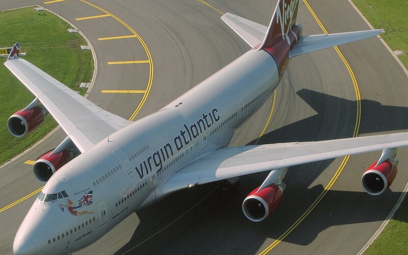 Virgin Atlantic Airplane — White, Calm, Afternoon
