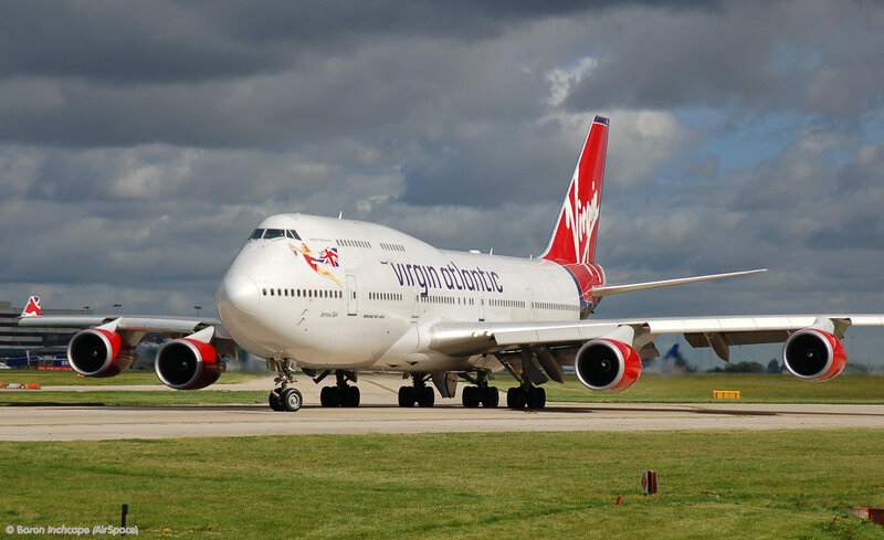 Virgin Atlantic Boeing 747 on tarmac