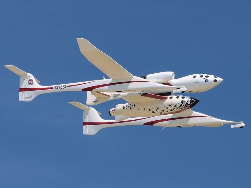 Virgin Galactic Aircraft — White
