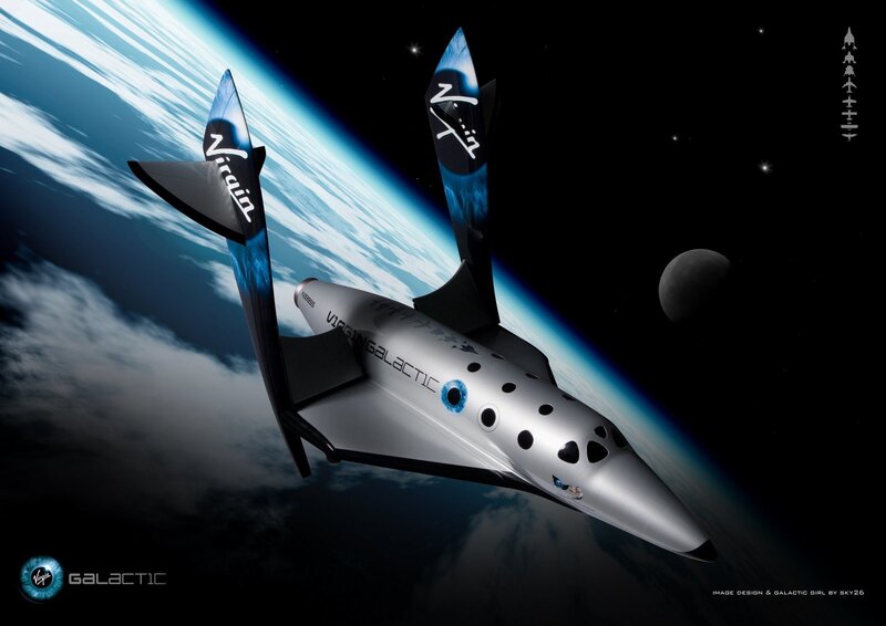 Virgin Galactic Spacecraft — Silver