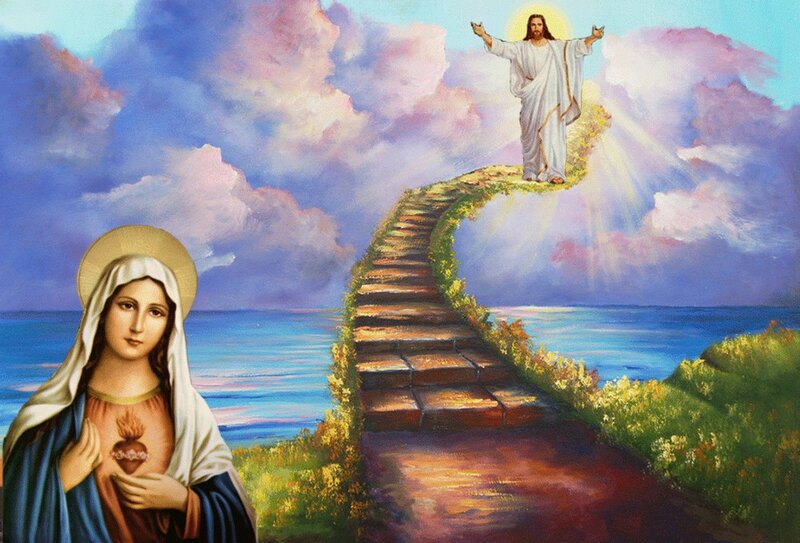 Virgin Mary and Jesus Christ