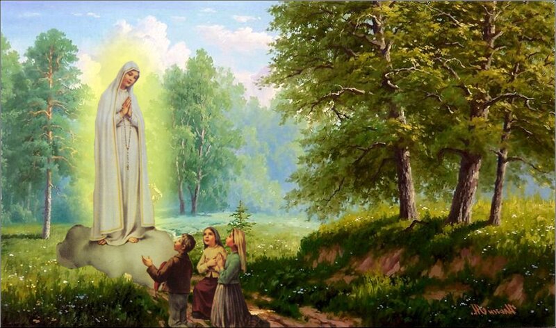 Virgin Mary Appearing to Children
