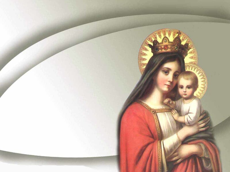 Virgin Mary Holding Baby Jesus
