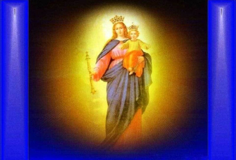 Virgin Mary Holding Child