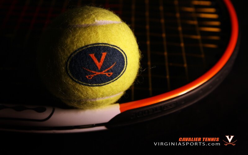 Virginia tennis ball and racket