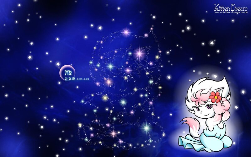 Virgo zodiac constellation wallpaper
