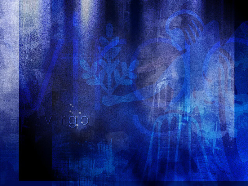 Virgo zodiac sign art