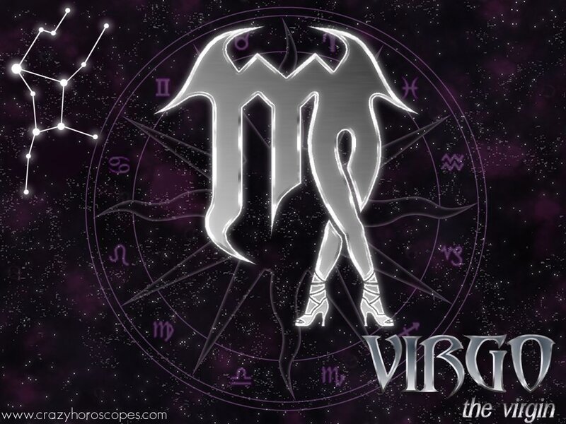 Virgo zodiac sign illustration