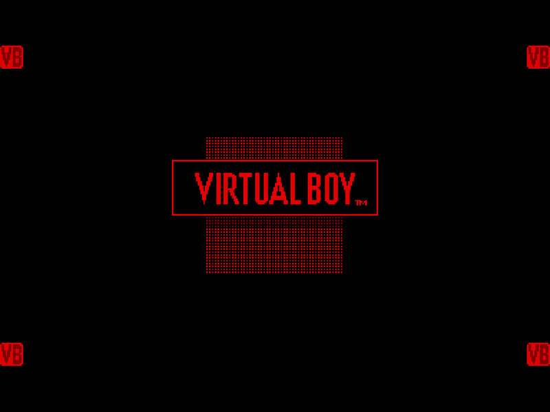 Virtual Boy logo screen