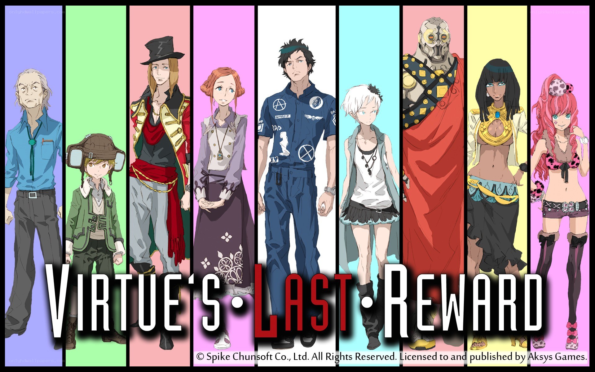 Virtue's Last Reward characters