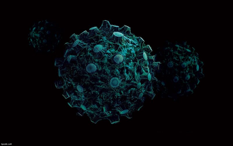 virus cell visualization