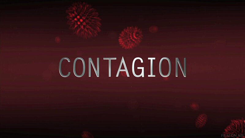 Virus Particles Floating