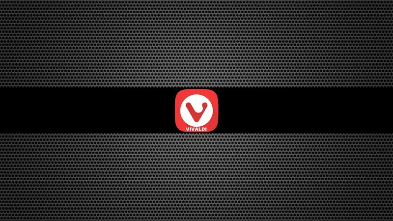 Vivaldi Logo on Mesh