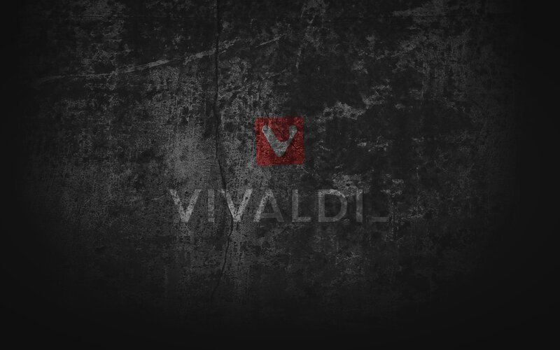 Vivaldi Logo on Wall
