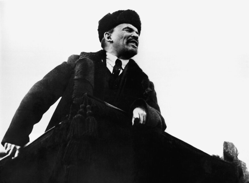 Vladimir Lenin speaking