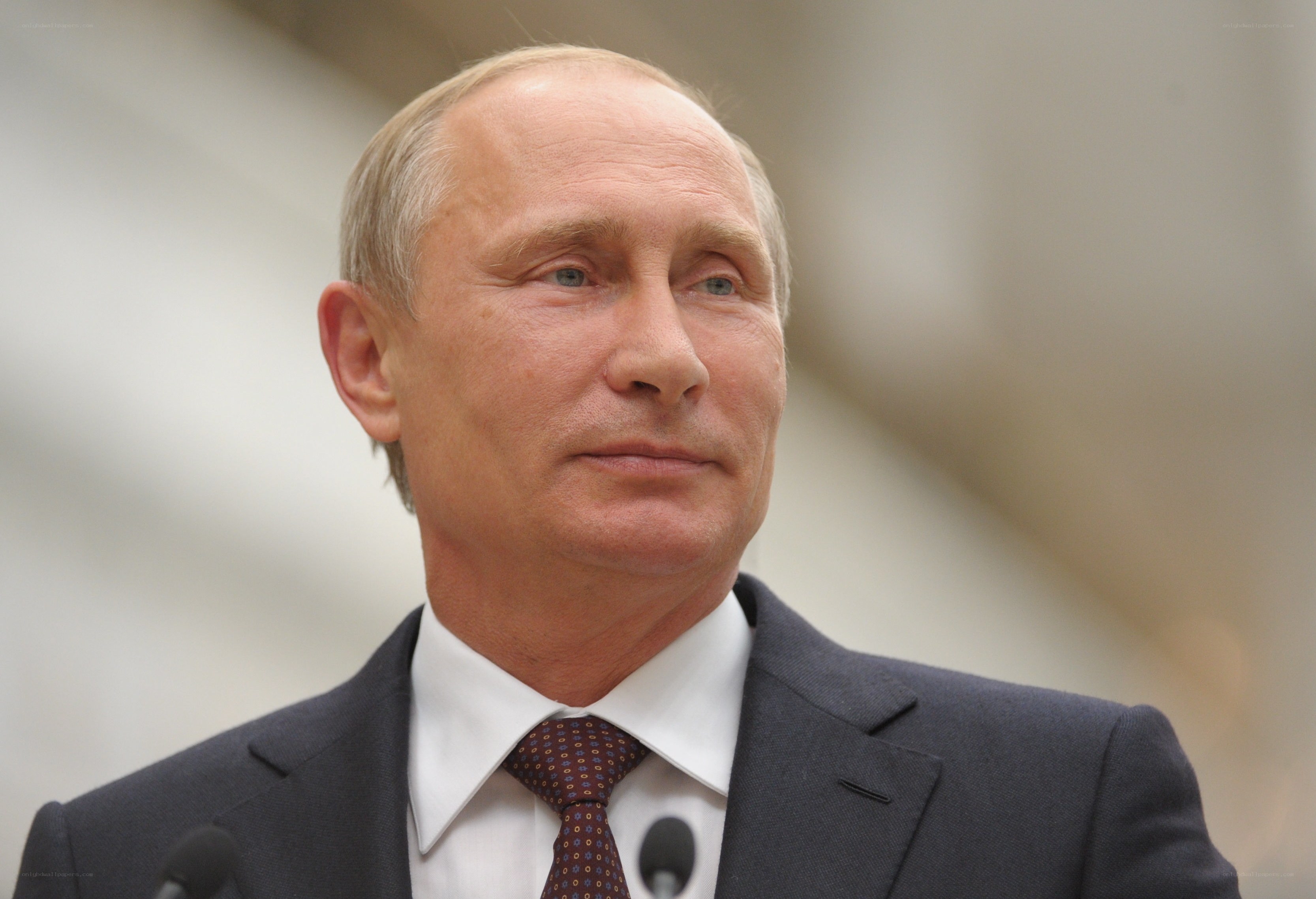 Vladimir Putin in formal attire