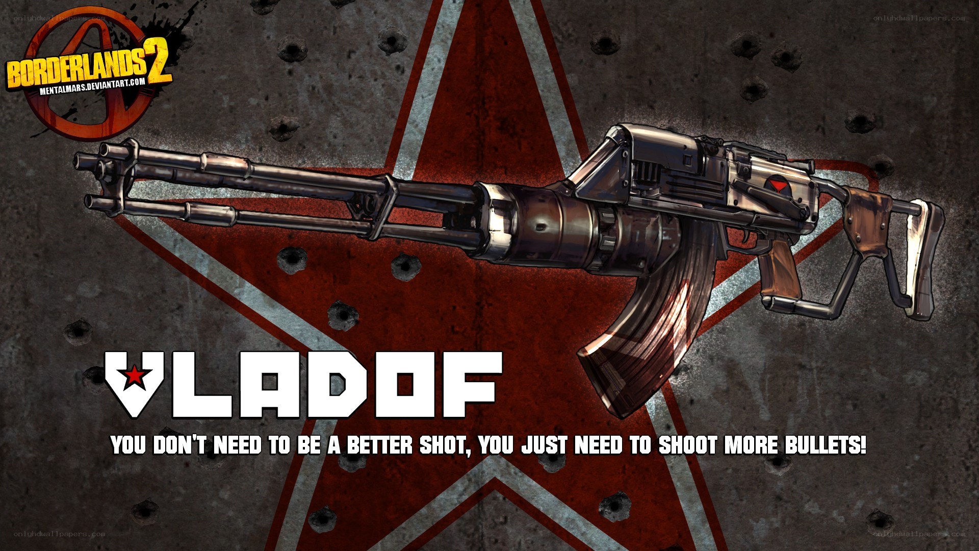 Vladof weapon from Borderlands 2