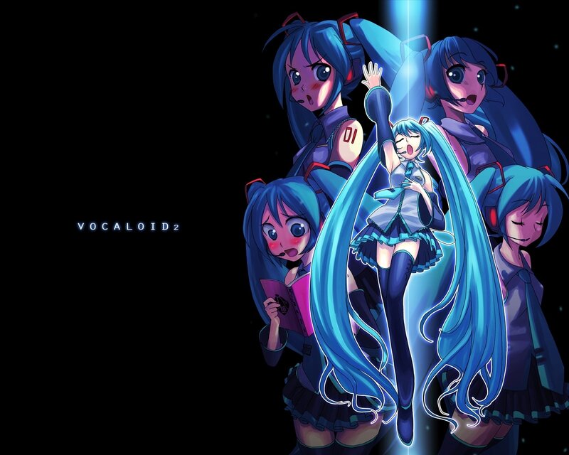 Vocaloid 2 character collage