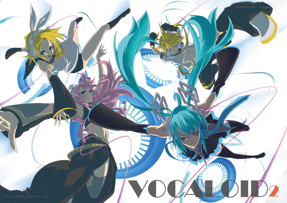 Vocaloid 2 characters in action