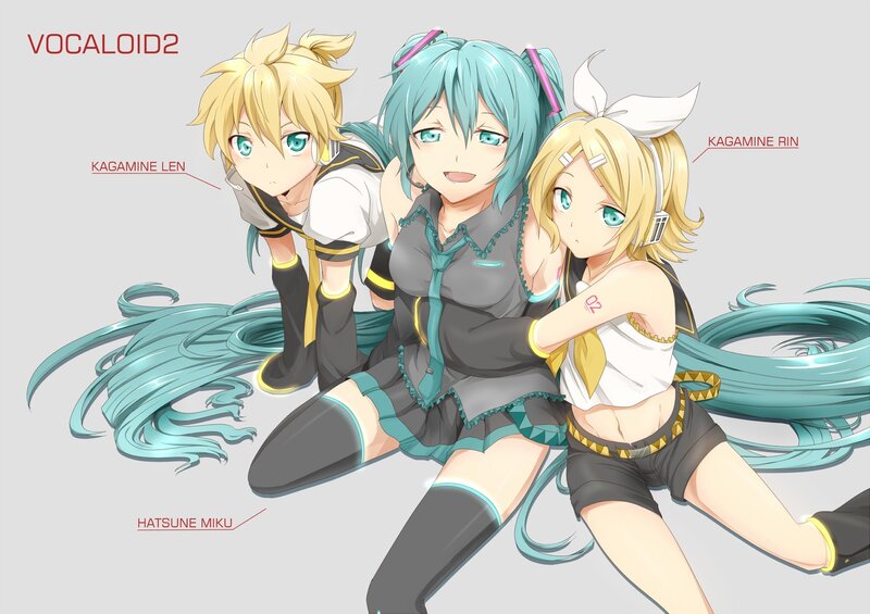 Vocaloid 2 characters together