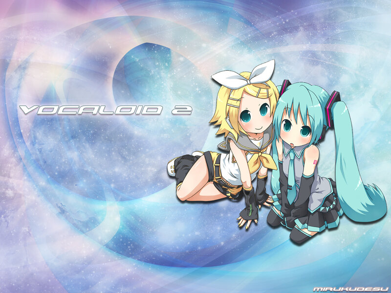Vocaloid 2 characters wallpaper