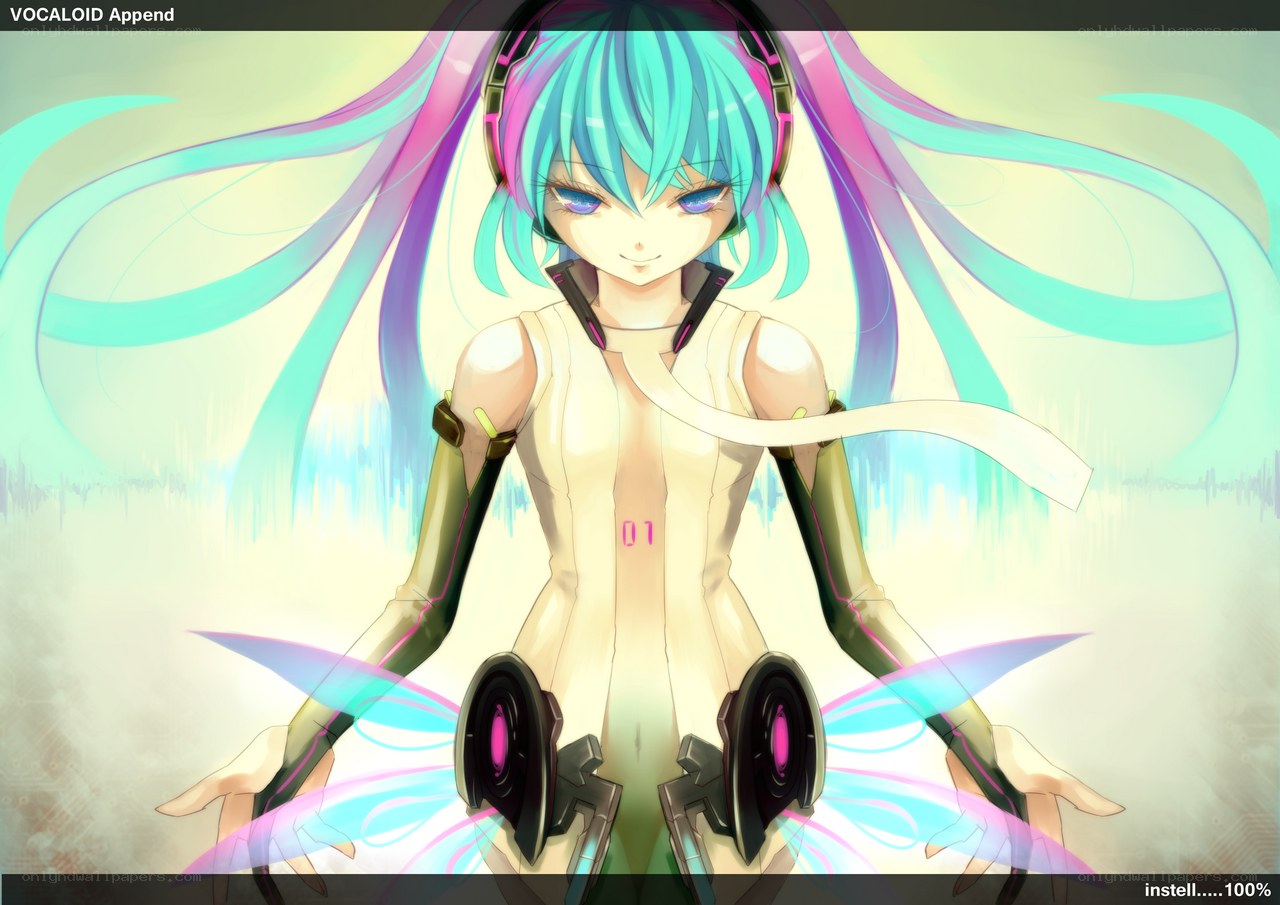 Vocaloid Append character art